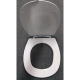 Assento Sanitario Aspen Laqueado Branco Alumínio Anodizado
