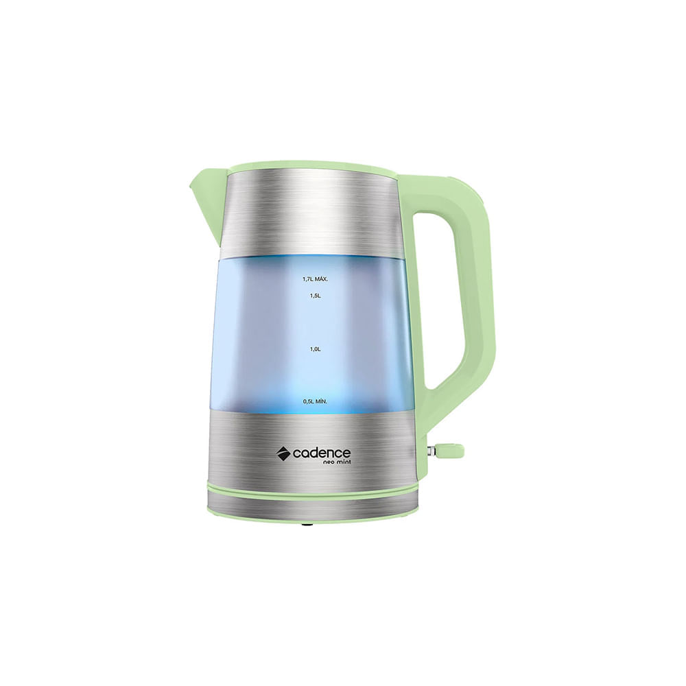 Chaleira Elétrica Trends Collection Neo Mint 1,7l 220v - Cadence Cadence